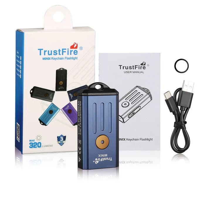 TrustFire Mini X Keychain Flashlight 320 Lumens-UKtrustfire
