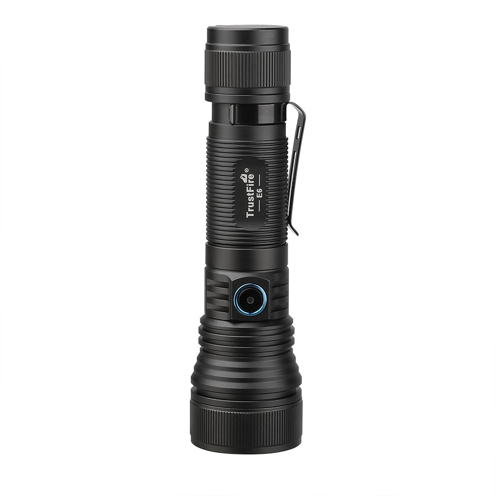 TrustFire E6 MAGNETIC ZOOM FLASHLIGHT 4000 MAH BATTERY 1500 Lumens-UKtrustfire