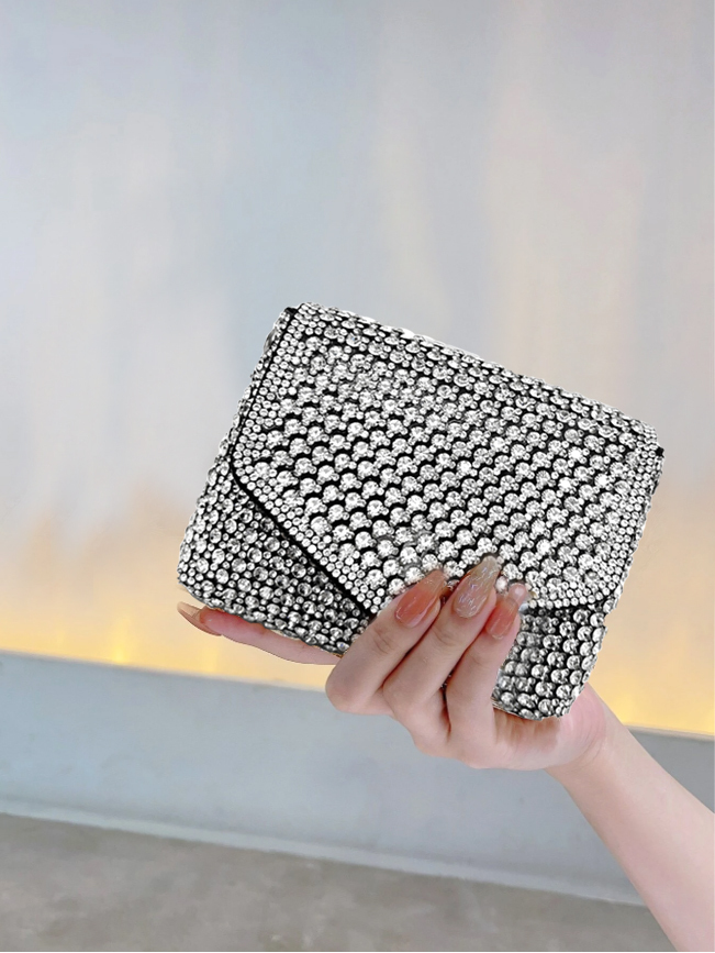 Philomena Mini Rhinestone Crossbody Shoulder Bag 