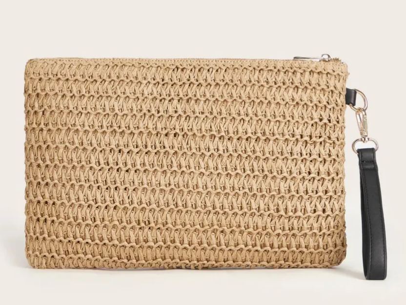 Philomena Chic Vintage-Inspired Clutch with Sparkling Sequin Floral Design, Detachable Wrist Strap - Perfect for Parties, Weddings, Beach & Travel