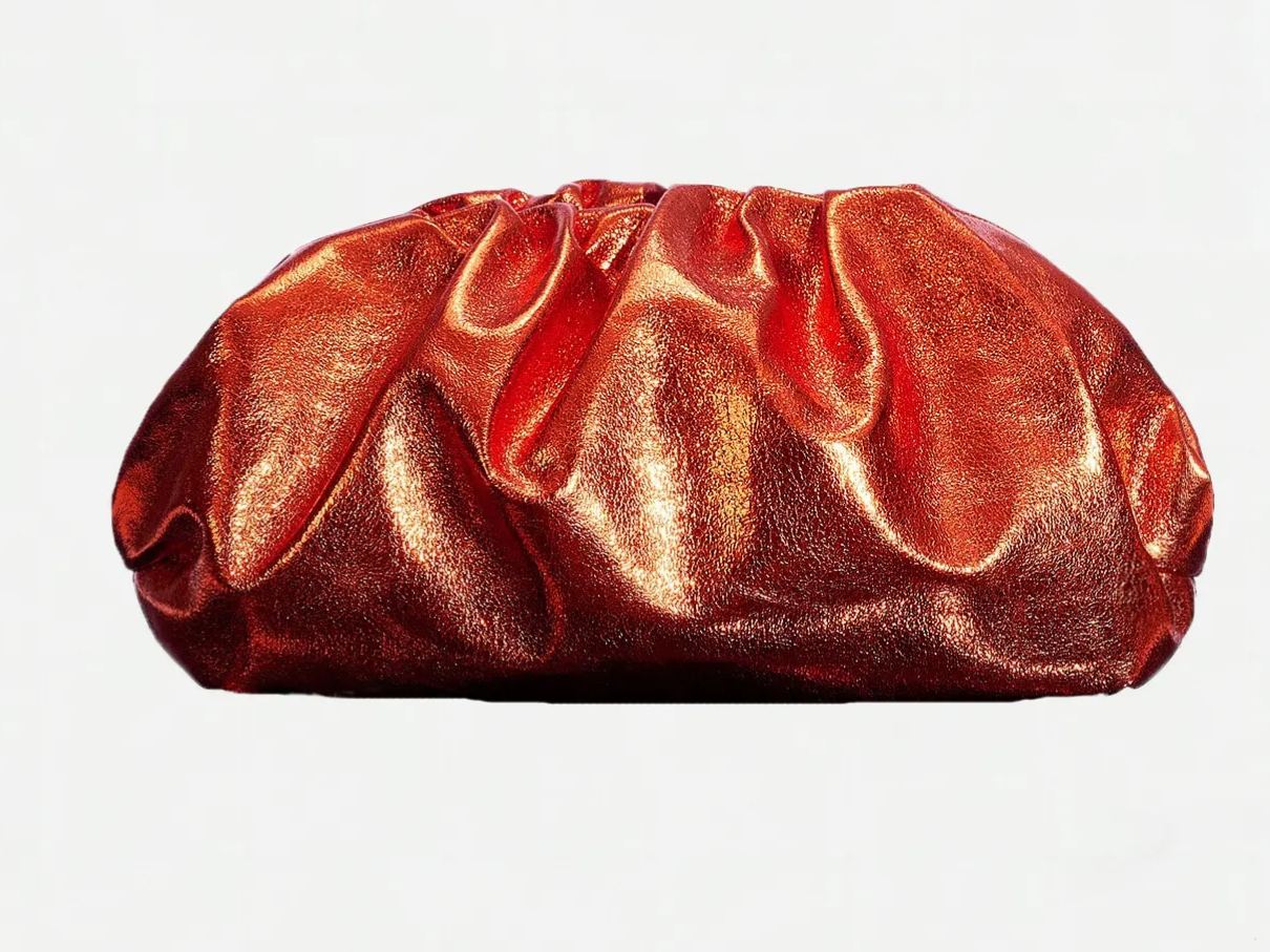 Philomena Elegant Polyester Clutch with Buckle Closure, Solid Color Women's Evening Bag for Parties, Dinners, and Occasions - Lightweight Accessory Without Embellishment, Guangzhou-Origin Elegant Sparkly Pleated Clutch