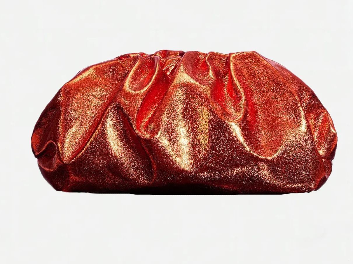 Philomena Elegant Polyester Clutch with Buckle Closure, Solid Color Women's Evening Bag for Parties, Dinners, and Occasions - Lightweight Accessory Without Embellishment, Guangzhou-Origin Elegant Sparkly Pleated Clutch