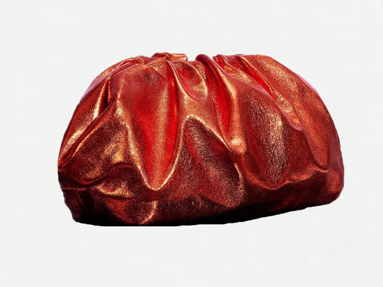 Philomena Elegant Polyester Clutch with Buckle Closure, Solid Color Women's Evening Bag for Parties, Dinners, and Occasions - Lightweight Accessory Without Embellishment, Guangzhou-Origin Elegant Sparkly Pleated Clutch