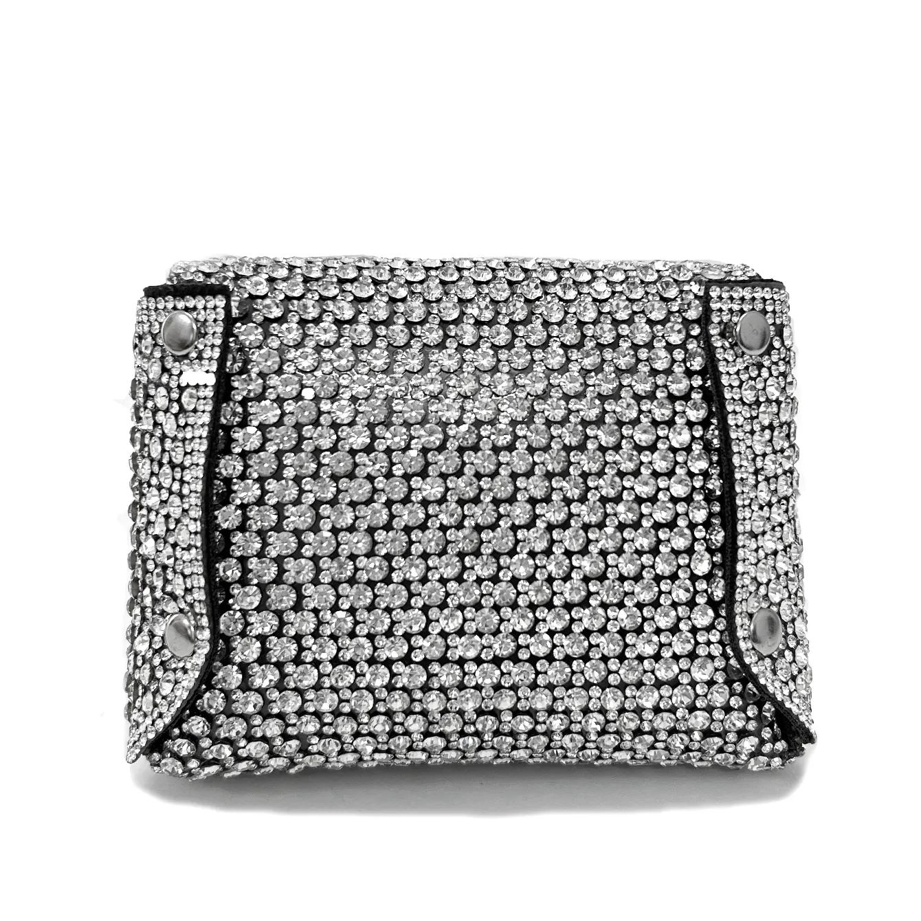 Philomena Mini Rhinestone Crossbody Shoulder Bag 