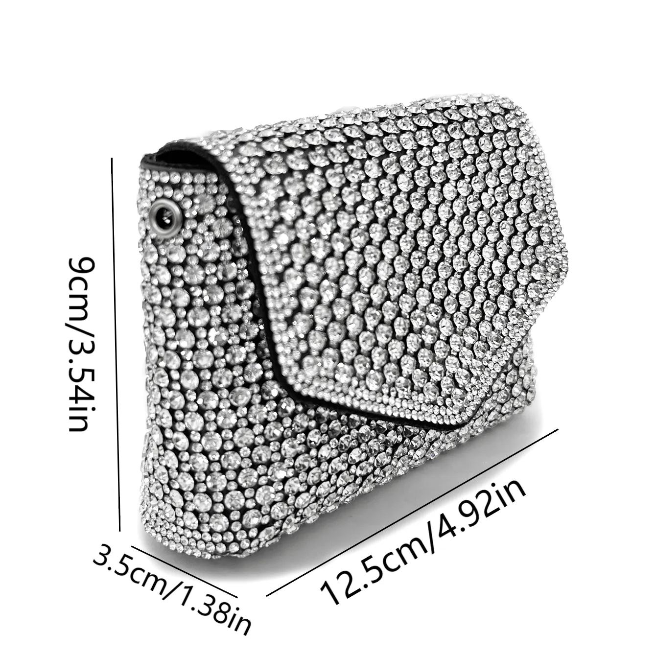 Philomena Mini Rhinestone Crossbody Shoulder Bag 