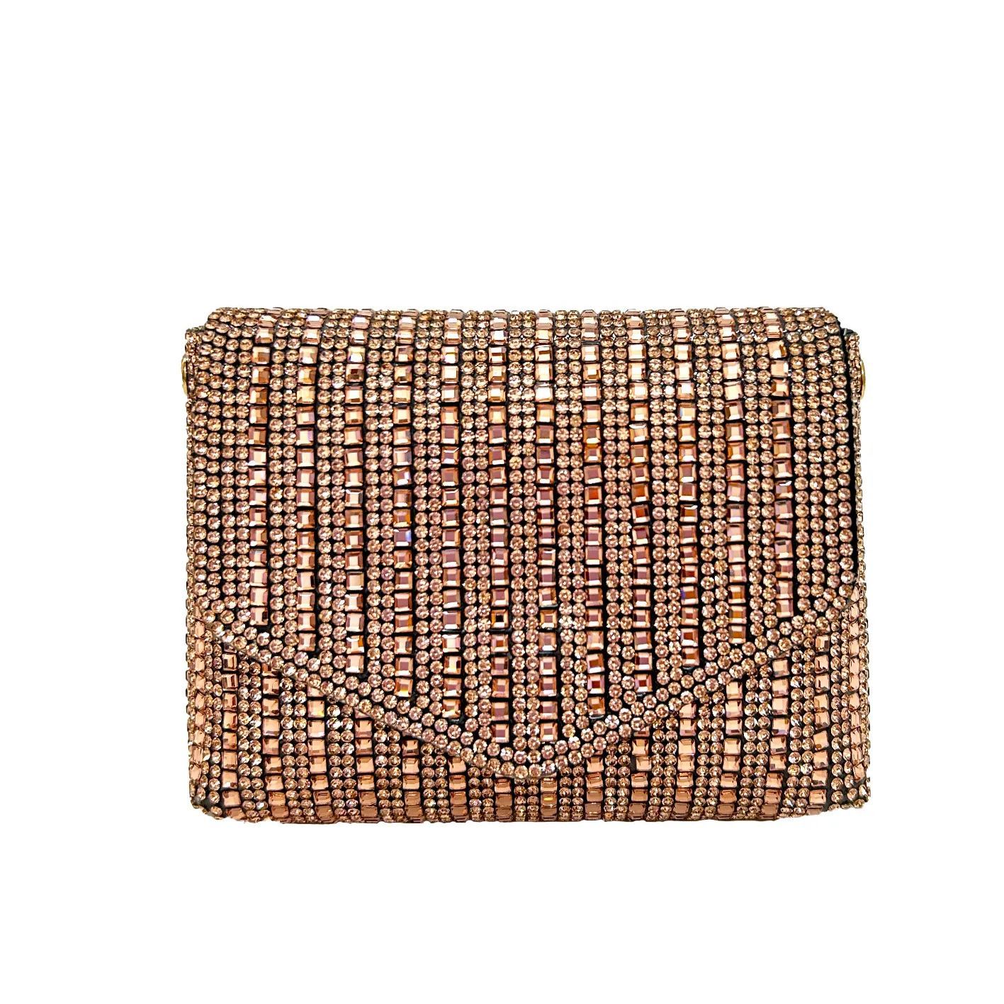 Philomena Mini Rhinestone Crossbody Shoulder Bag 