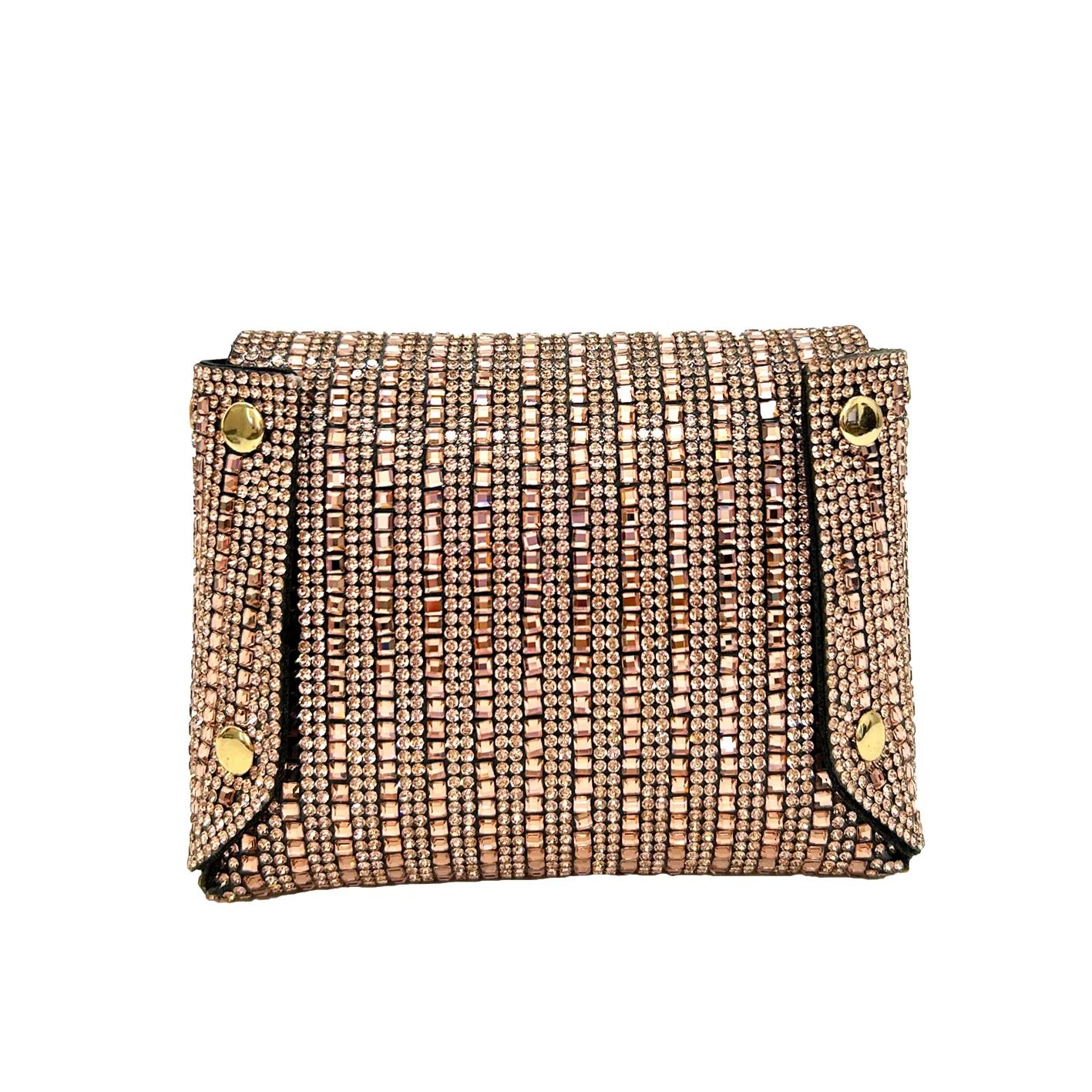 Philomena Mini Rhinestone Crossbody Shoulder Bag 