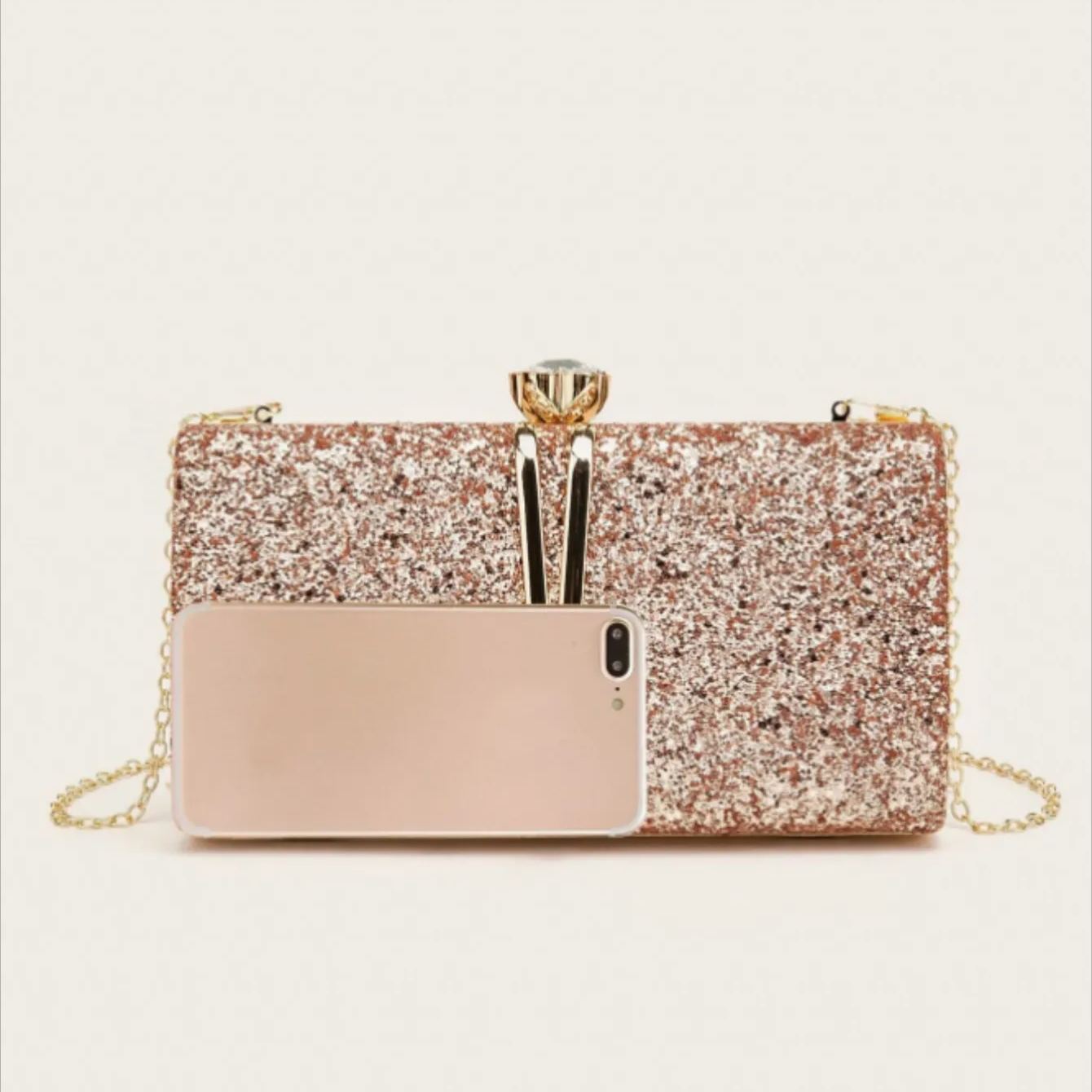 Philomena Shiny Glamorous Evening Bag