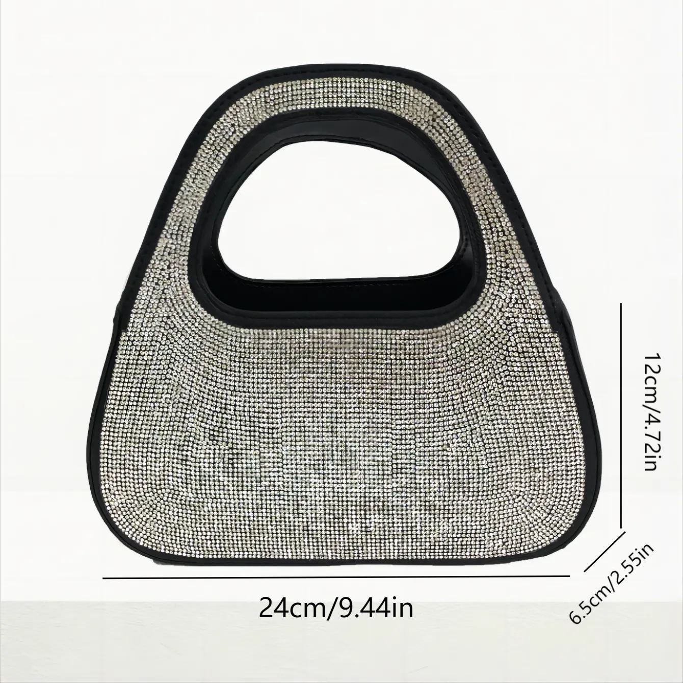 Philomena Rhinestone Decorate Handbag