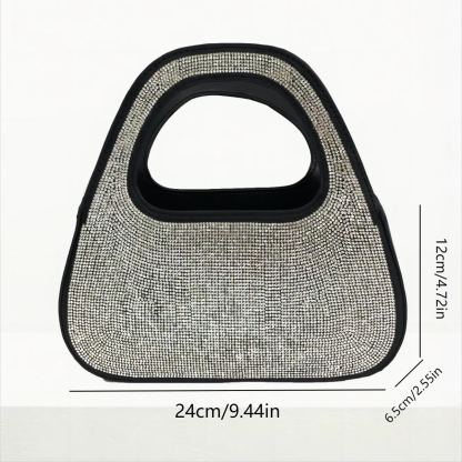 Philomena Rhinestone Decorate Handbag