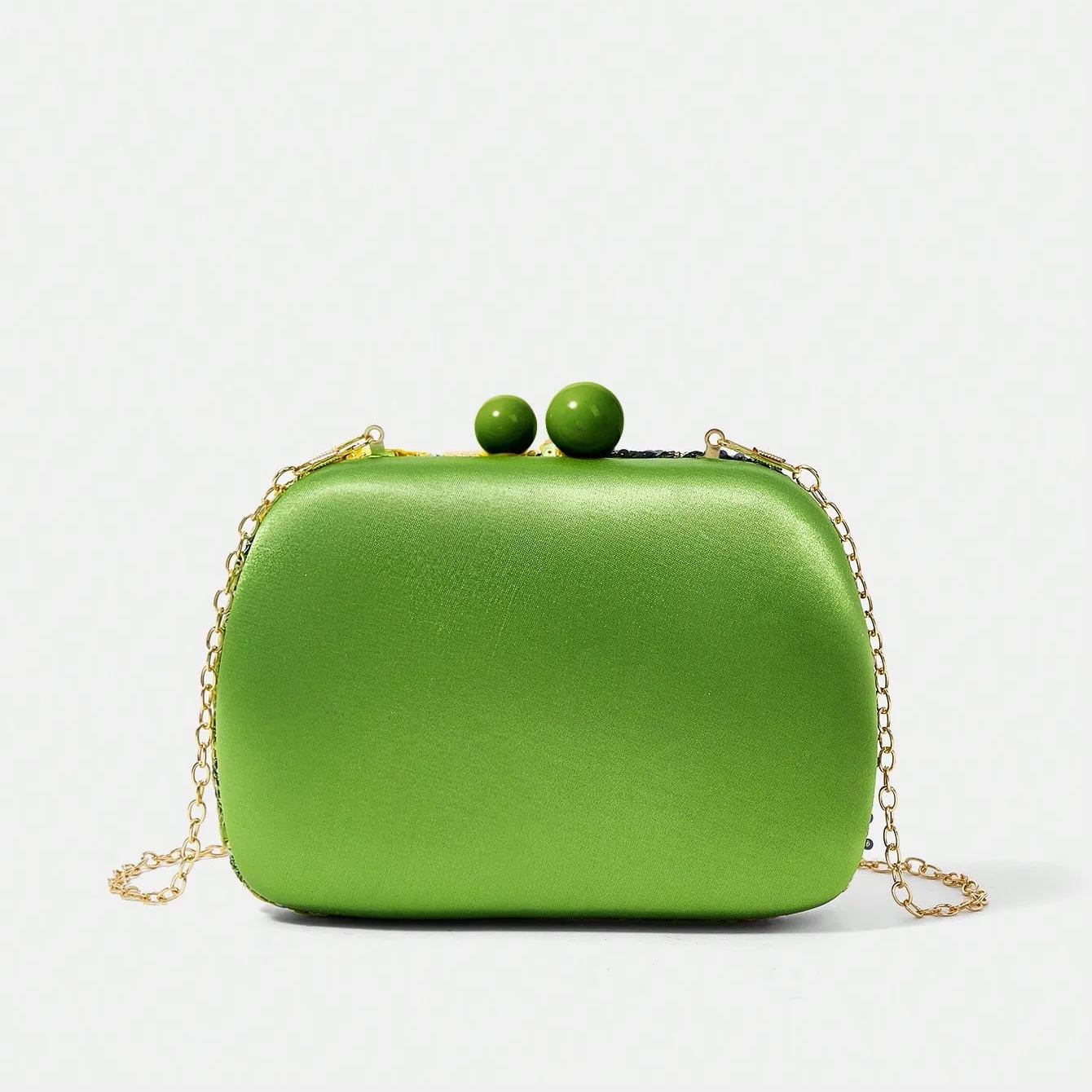 Philomena Vintage Beaded Floral Pattern Box Evening Clutch Handbag