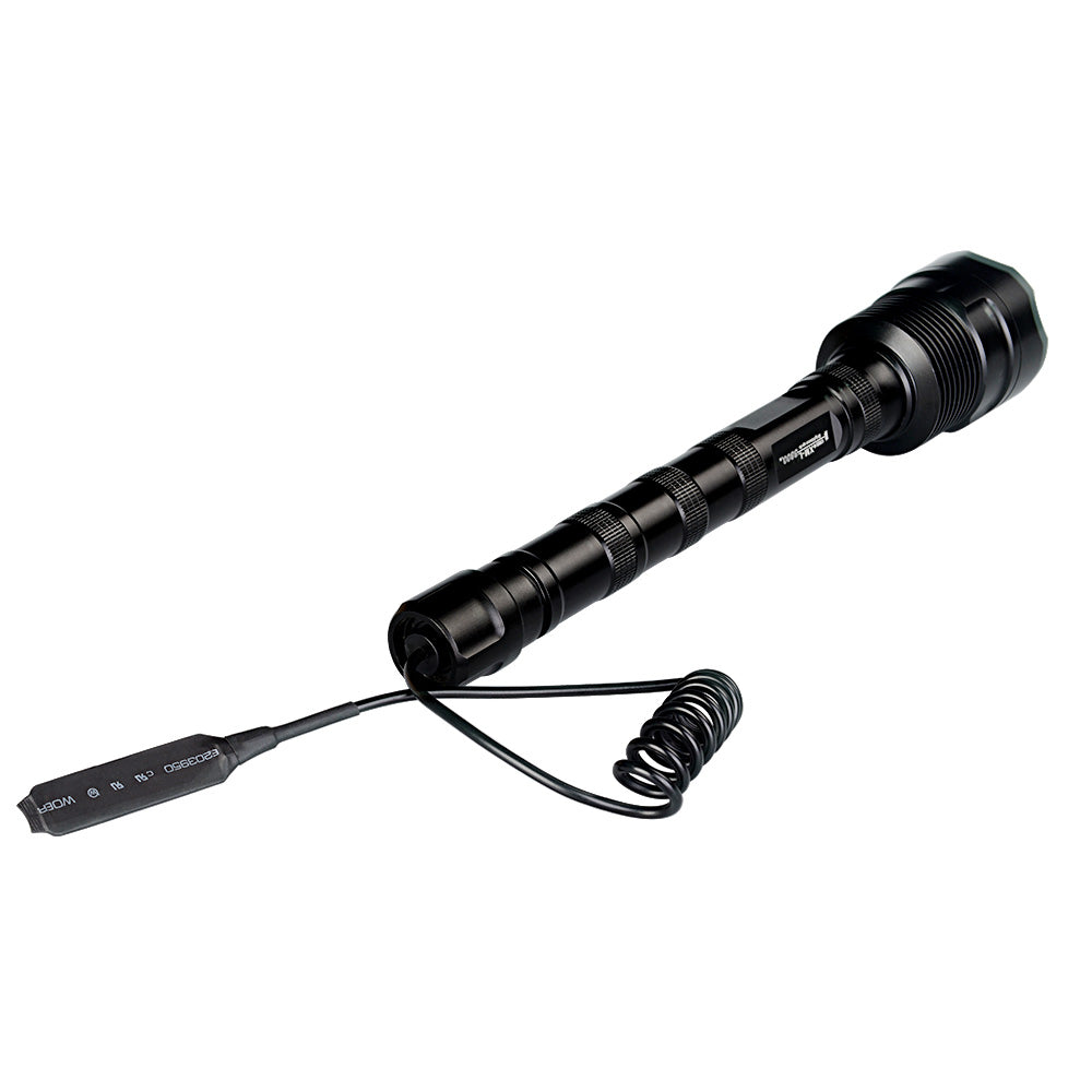 Linterna LED TrustFire TR-3T6, superbrillante, 3800 lúmenes, resistente al agua, 5 modos de luz, linterna táctica grande con 2 o 3 pilas recargables (no incluidas)-EStrustfire