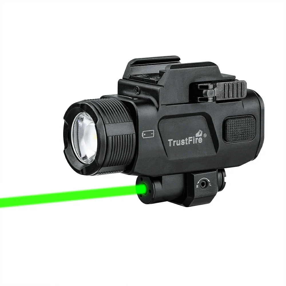 Combo de luz y láser verde TrustFire GM07-EStrustfire