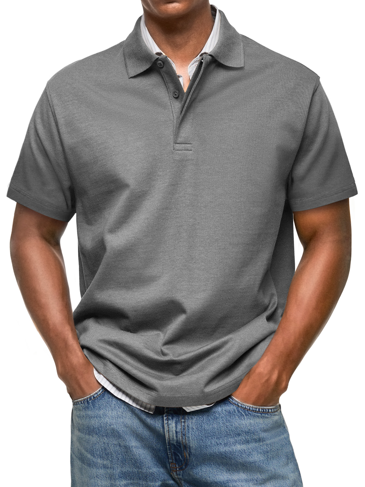 Men Can't Get Enough of This Cozy Polo Shirt