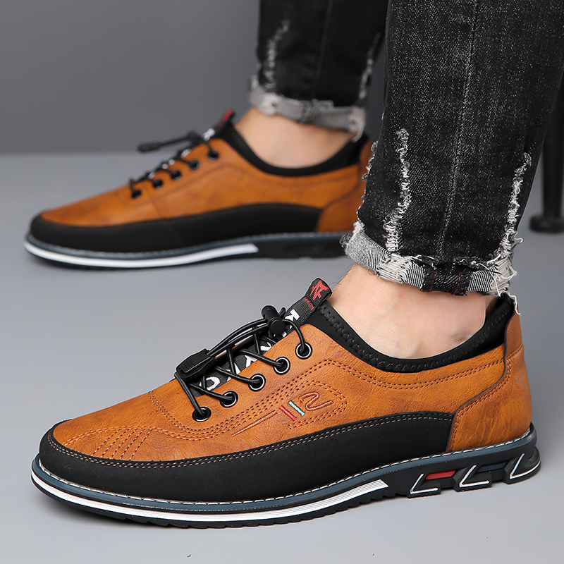 Men's casual leather shoes