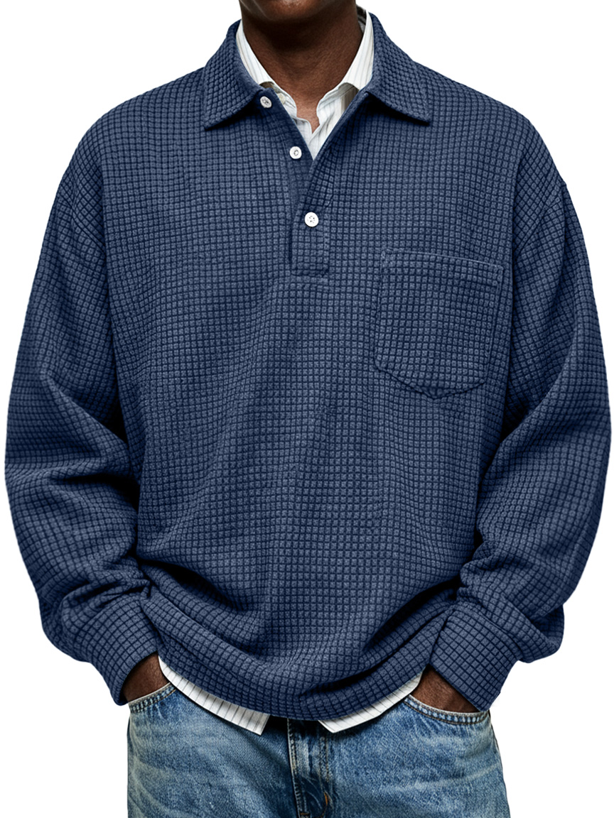 Men Can't Get Enough of This Cozy Polo Shirt