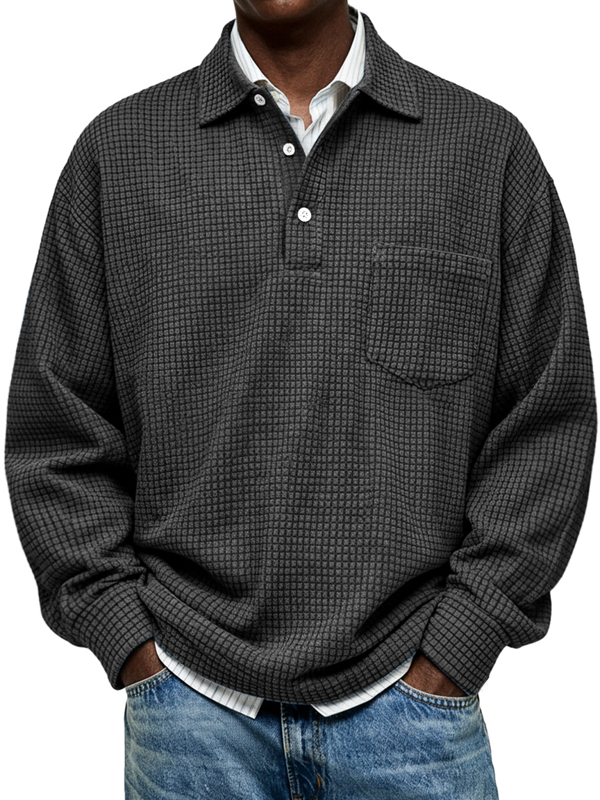 Men Can't Get Enough of This Cozy Polo Shirt