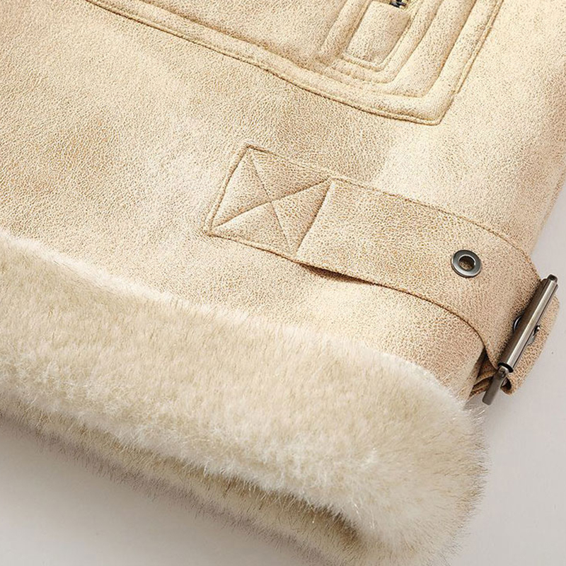 The Flying Tigers Men's Sheepskin Bomber Jacket Luc. 107