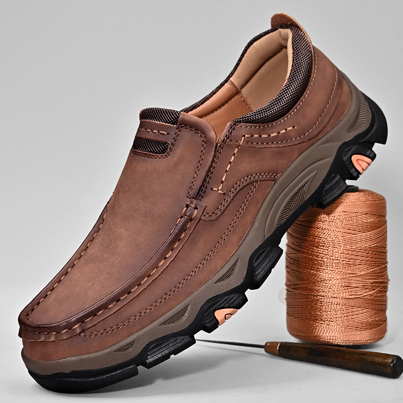 Men's Fashion Calfskin Leather Shoes