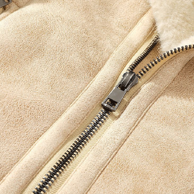 The Flying Tigers Men's Sheepskin Bomber Jacket Luc. 107