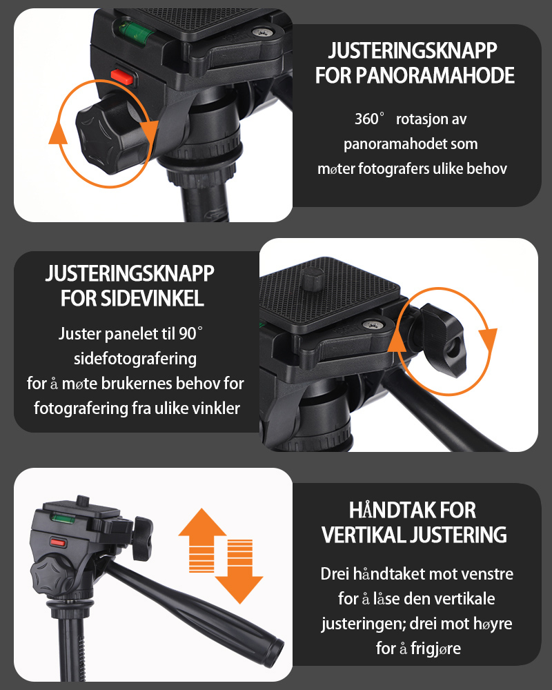 Teleskopstativ (uttrekkbart opptil 150 cm, universelt kompatibelt)