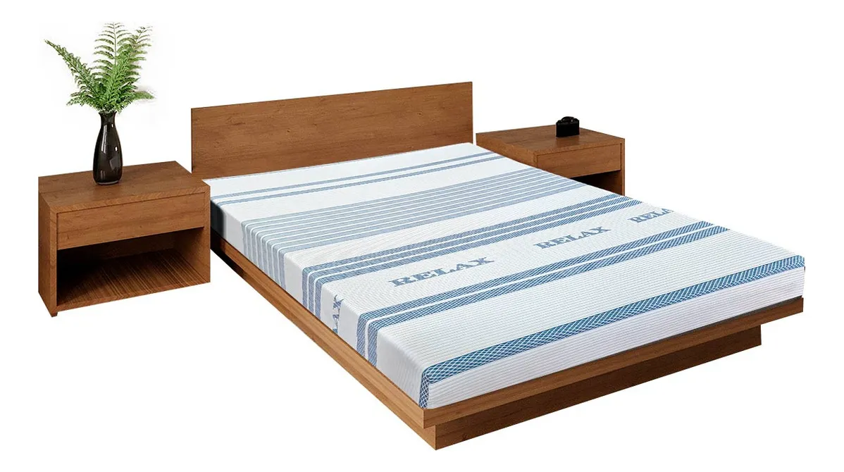 Colchón Matrimonial Relax | Calidad Premium | Funda Lavable | Espuma en Alta Densidad | Sin Resortes