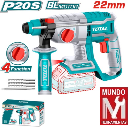 herramientas-total-herramientas-electricas-inalambricas-a-bateria-total-ROTOMARTILLO-inalambrico-a-baterie-total-precio-paraguay