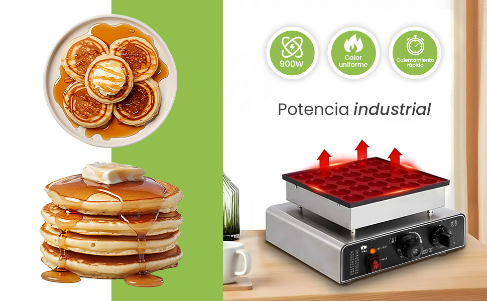 Maquina Industrial de hotcakes, Panqueques, Electrodomestico, Negocios, Profesional, Raganet, cocina