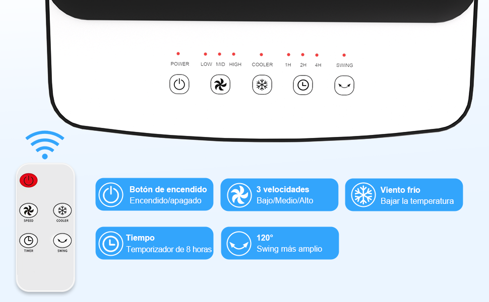 Ventilador de refrigeración grande