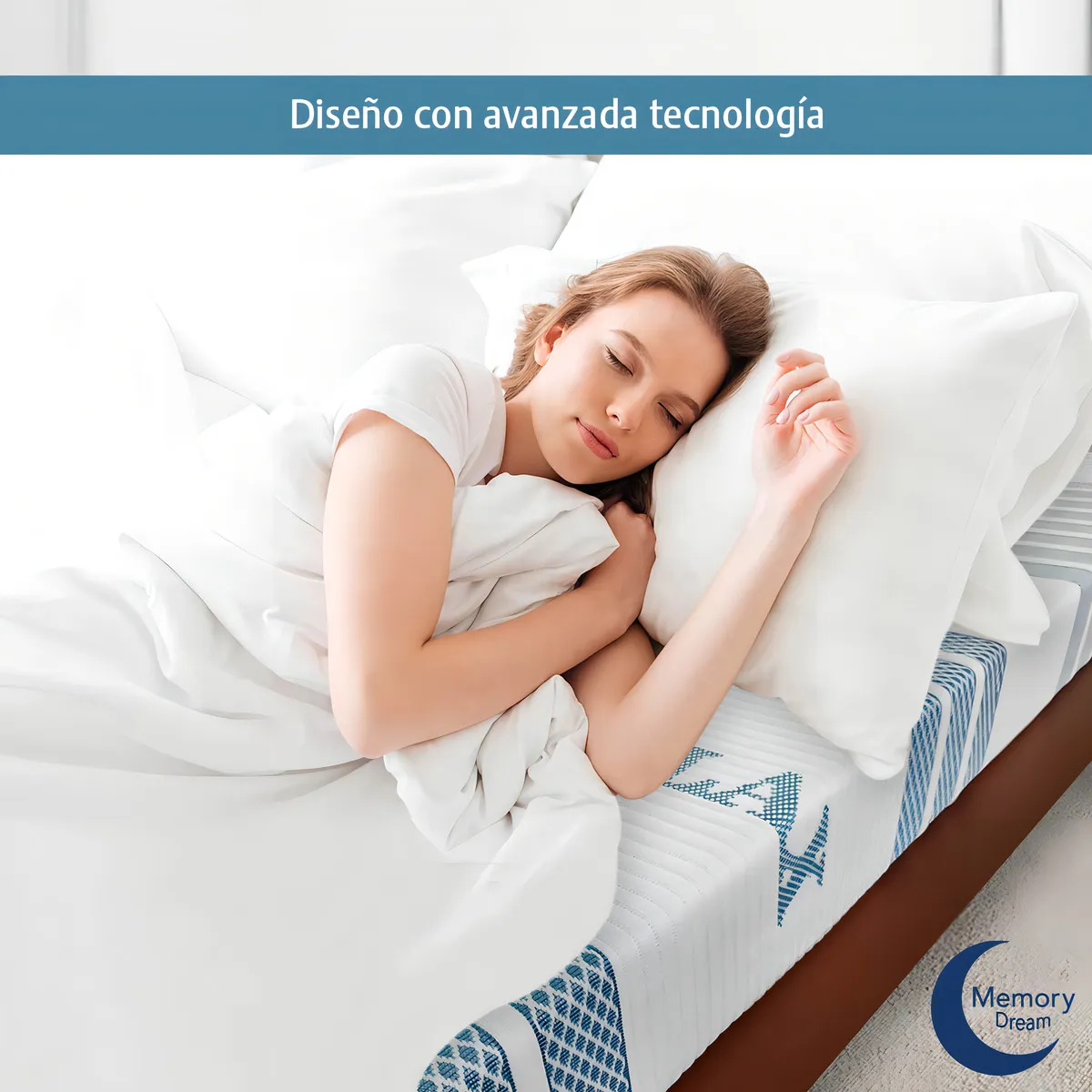 Colchón Matrimonial Relax | Calidad Premium | Funda Lavable | Espuma en Alta Densidad | Sin Resortes