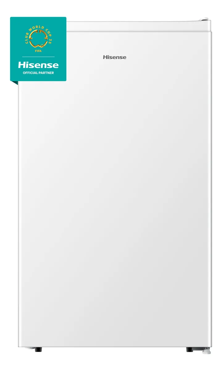 Hisense RR33D6AWX1- Frigobar,Zona de Enfriamiento,Estantes de Vidrio,Puerta reversible,Estantes Extra Grandes,48x45x84cm(AnchoxLargoxAlto),Blanco