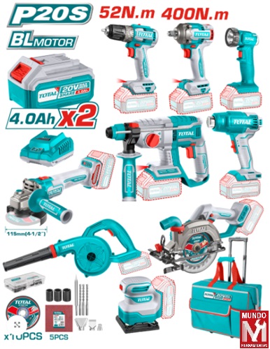 herramientas-total-herramientas-electricas-inalambricas-a-bateria-total-Sierra-circular-Taladro-inalambrico-Amoladora-angular-Lijadora-Pistola-de-calor-Llave-de-impacto-soplador