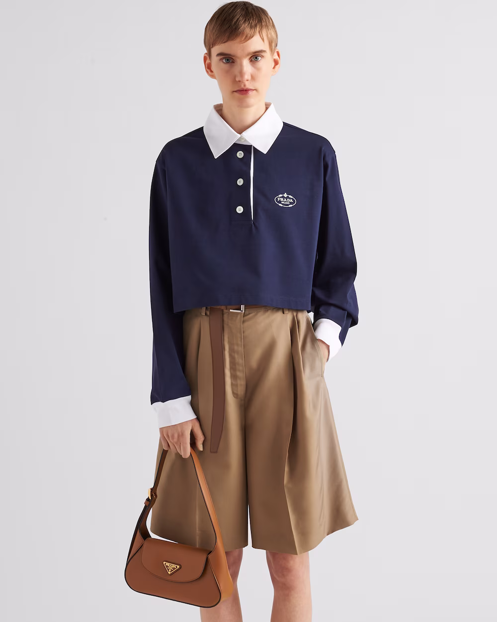 Small leather shoulder bag