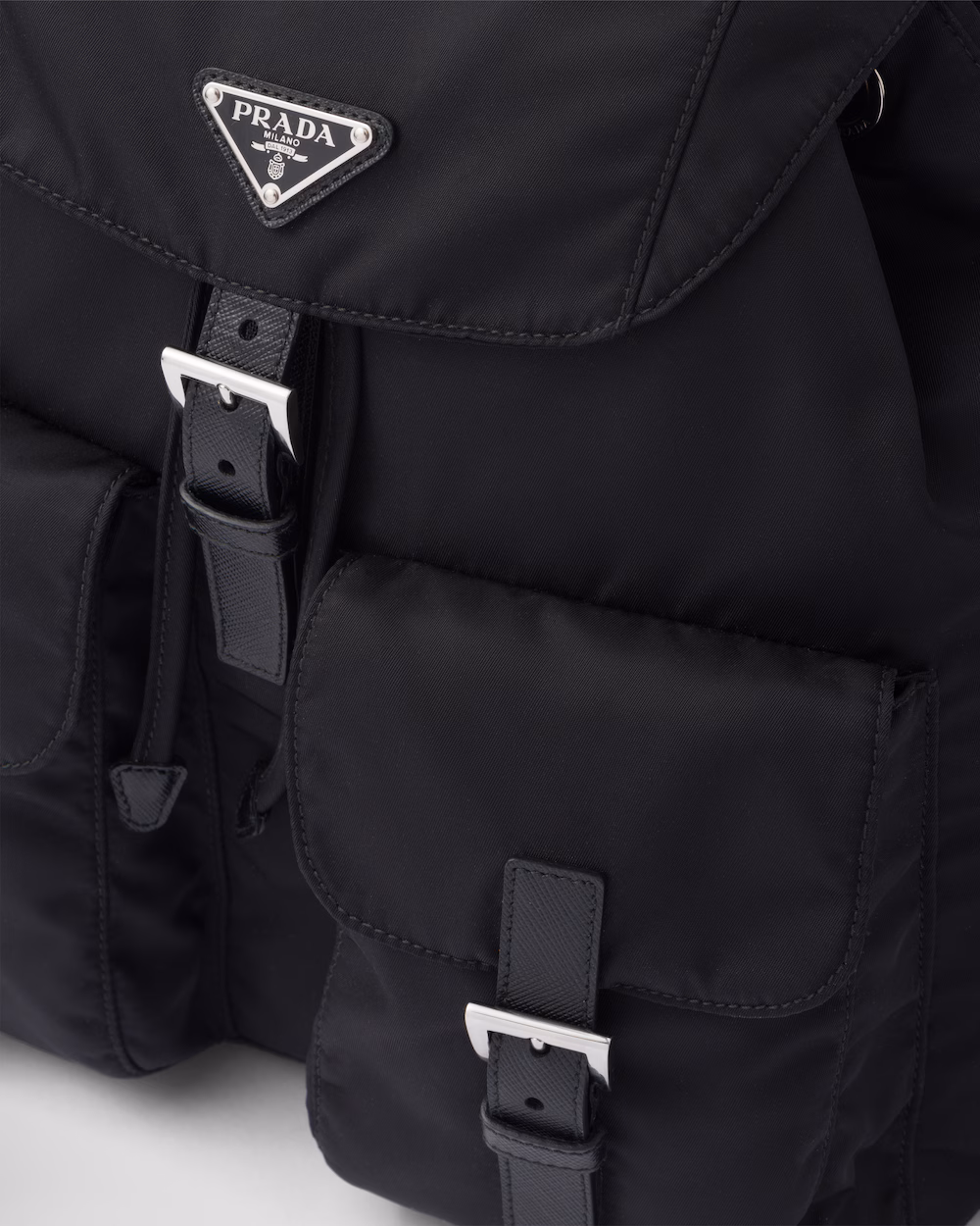 Re-Nylon medium backpack with pouch
