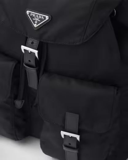 Re-Nylon medium backpack with pouch