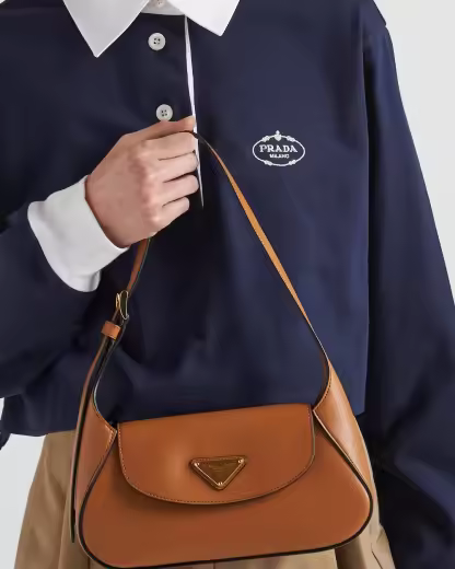 Small leather shoulder bag