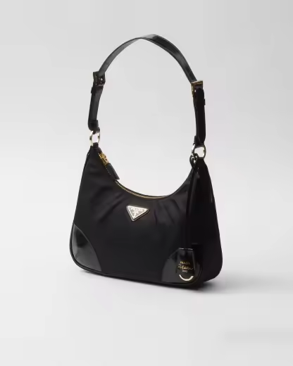 Re-Edition 2002 Re-Nylon and brushed leather shoulder bag