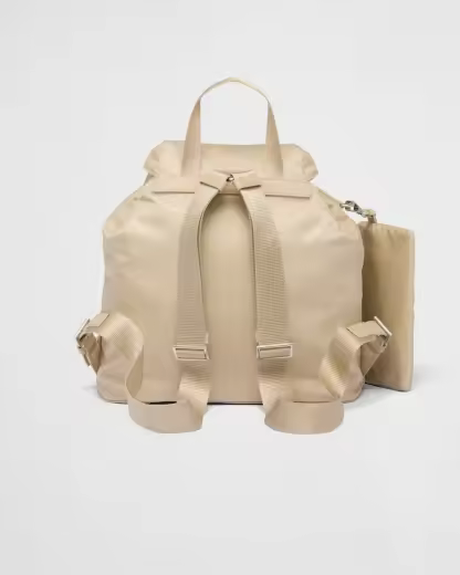 Re-Nylon medium backpack with pouch