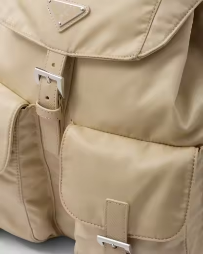 Re-Nylon medium backpack with pouch