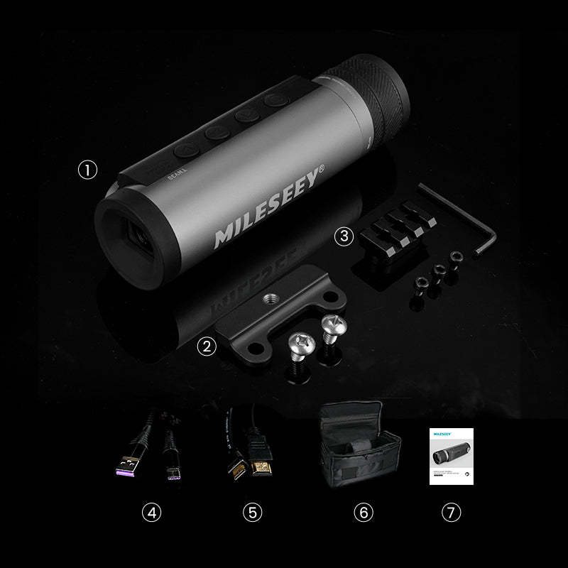 TNV30 Upgraded Thermal Monocular with IR Resolution of 384*288 and F1.0 Germanium Lens - Mileseeytools
