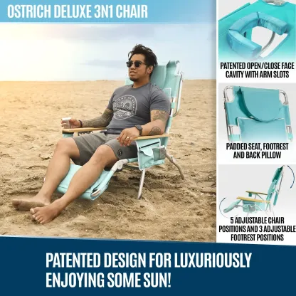 💝Lowe's-Last Day For Clearance,Buy 2 Get 2 Free-Ostrich 3-in-1 Lounge Chair