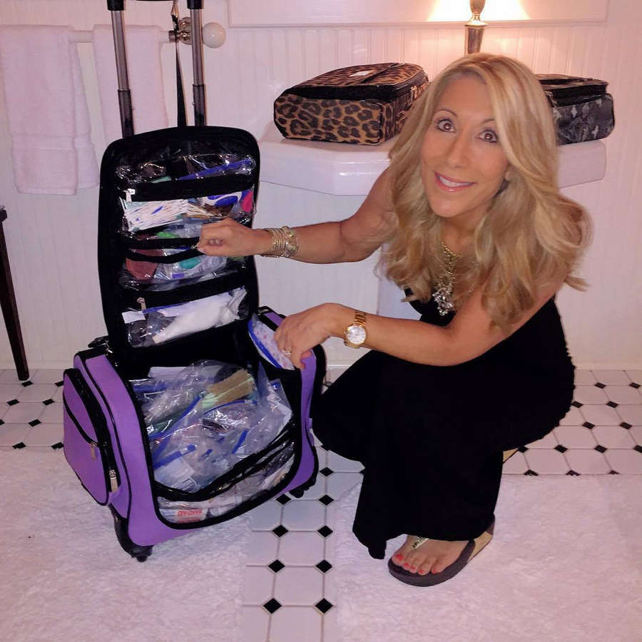 💝Last day to buy 2 and save 30% 💝Weekender Bag with Set of 2 Snap-In Toiletry Case