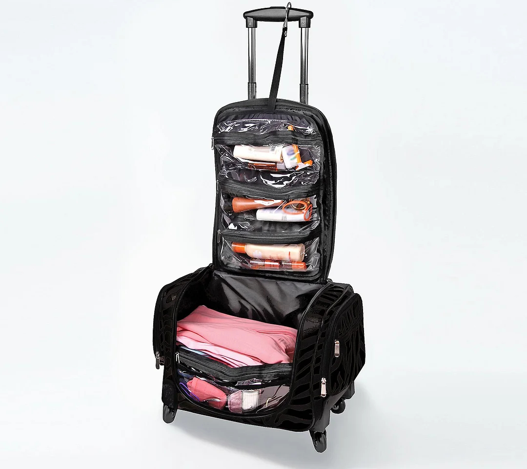 💝Last day to buy 2 and save 30% 💝Weekender Bag with Set of 2 Snap-In Toiletry Case