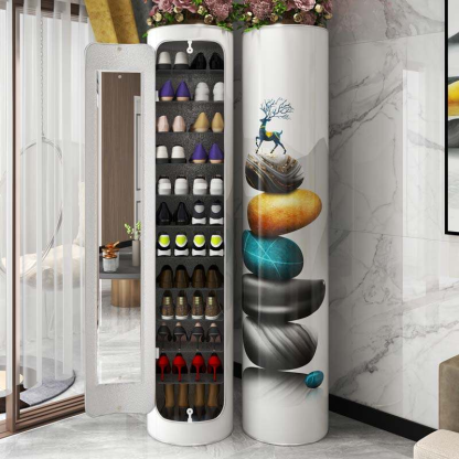 🚀Last Day Special Sale 60% OFF🔥Intelligent Sterilization Rotating Shoe Cabinet💥Buy 1 Get 1 Free💥