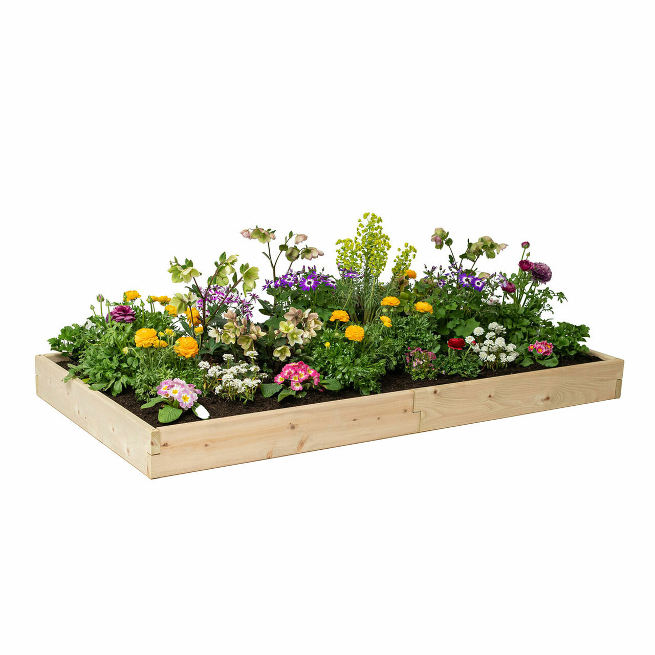 Natural Cedar Raised Garden Beds - Free Trim Pack