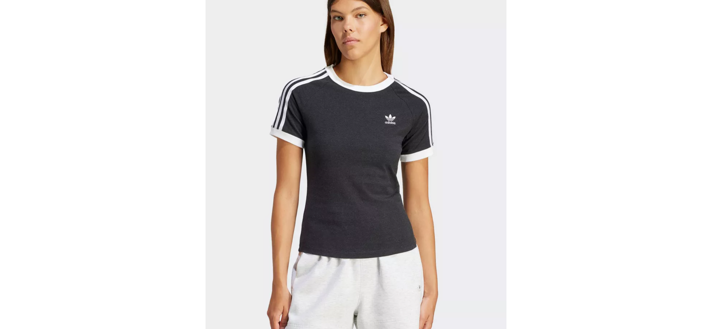 Three Stripe Crew Neck T-Shirt by adidas Originals