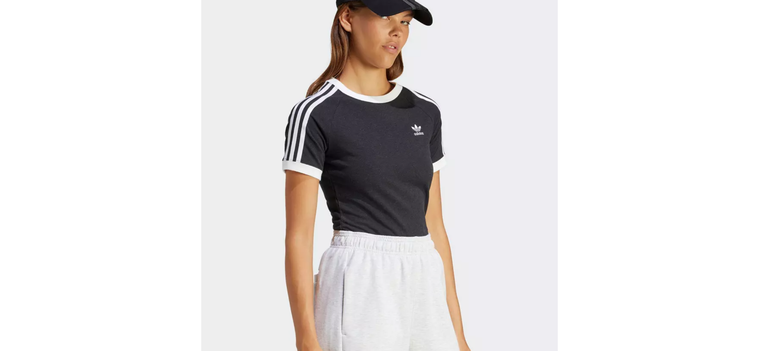 Three Stripe Crew Neck T-Shirt by adidas Originals