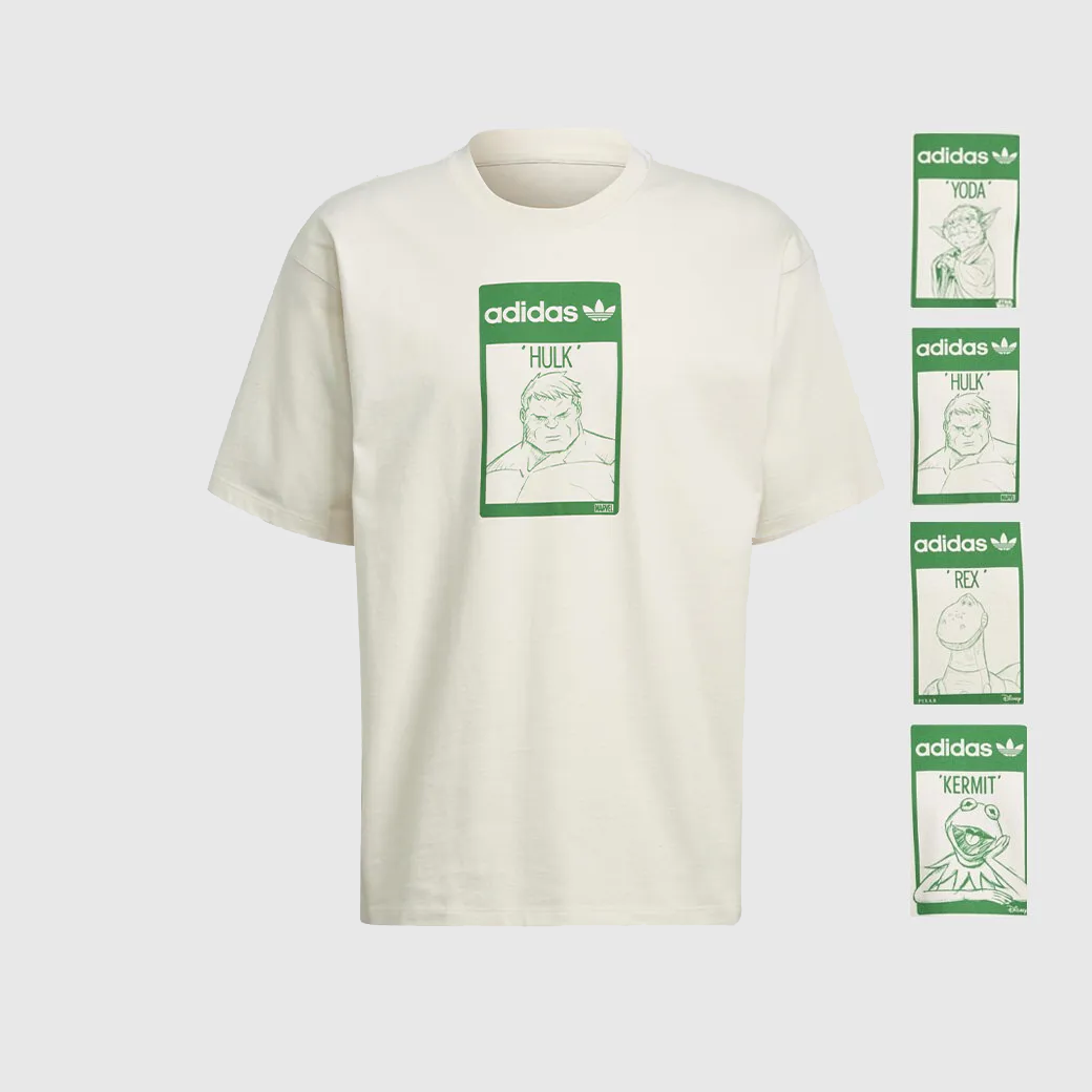 ADIDAS x DISNEY ディズニー共同ブランド 半袖ハルクTシャツ