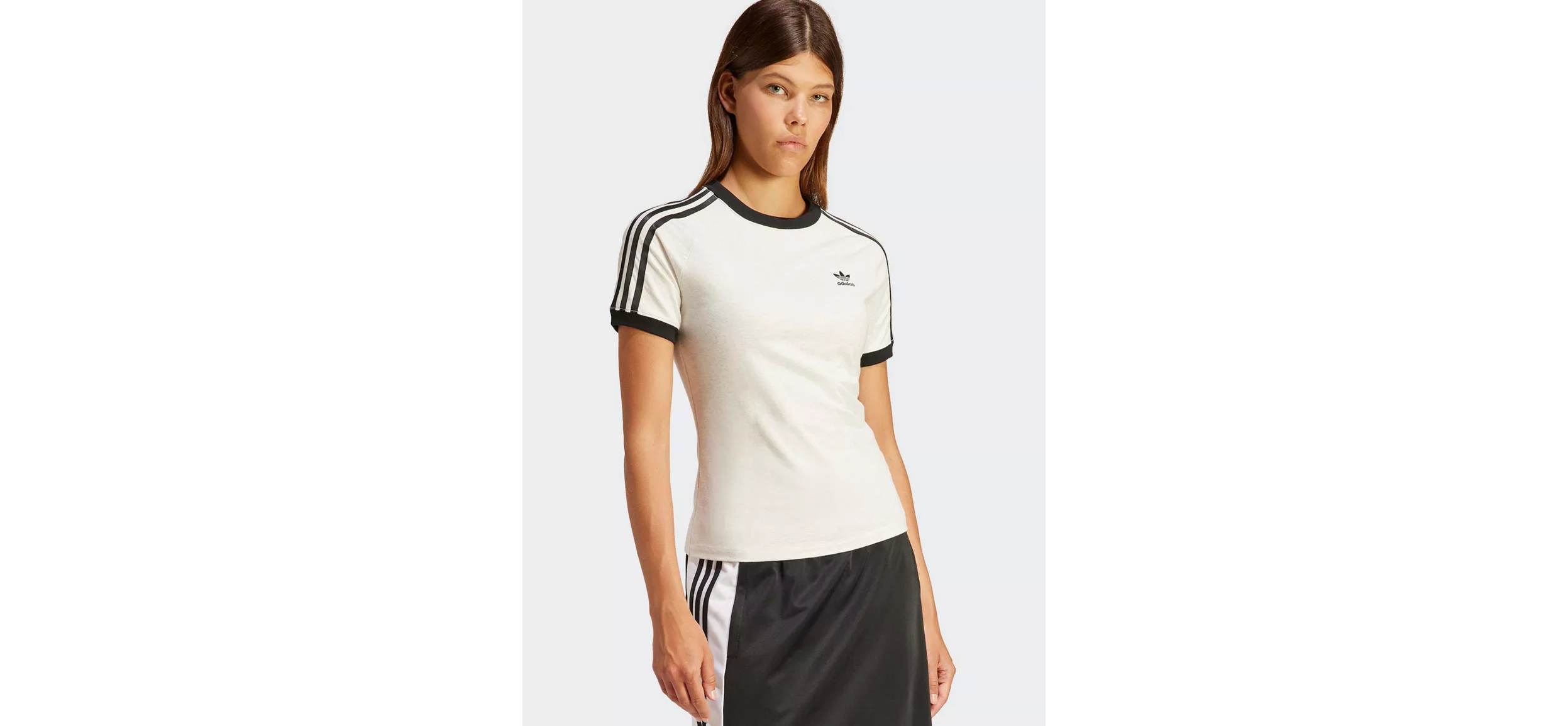 Three Stripe Crew Neck T-Shirt by adidas Originals