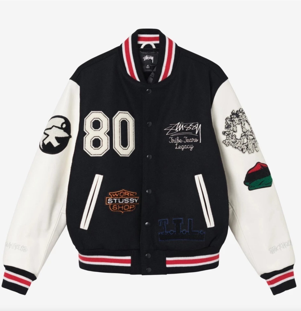 STUSSY帆布保温作業ジャケット綿版ツアー22AW CANVASINSULATED WORK JACKET帆布絶縁水洗いジャケット綿服綿聯